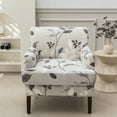 thumbnail image 5 of Eurhowing 2-Piece Wingback Chair Slipcover, Stretch Armchair Cover with Cushion Cover, Furniture Protector for Living Room, 5 of 9