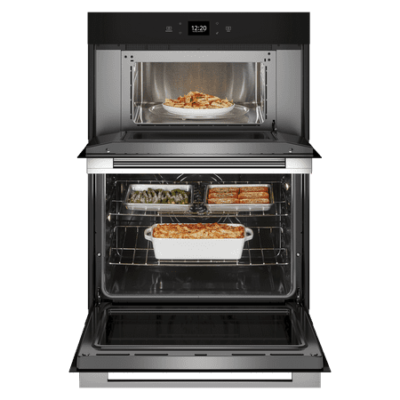 Whirlpool - 30" Smart Built-In Electric Combination Wall Oven with Air Fry - Stainless Steel