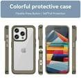 thumbnail image 2 of Allytech for iPhone 15 Pro Case, Clear Back Cover Hard Shell Rugged Hybrid Shockproof Cell Phone Case for Apple iPhone 15 Pro, Gray, 2 of 8