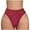 Burgundy, variant on Elainilye Fashion Womens Underwear Thong Sexy Seamless Underwear with Triangular Hollow Breathable Underwear Bikini Panties,Black