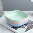 thumbnail image 2 of Mightlink 5.7 Inch Wheat Straw Deep Dinner Plates - Microwave and Dishwasher Safe, Unbreakable Sturdy Plastic Dinner Plates - Healthy Cereal Dishes/ Kids-toddler & Adult - 2PCS, 2 of 8