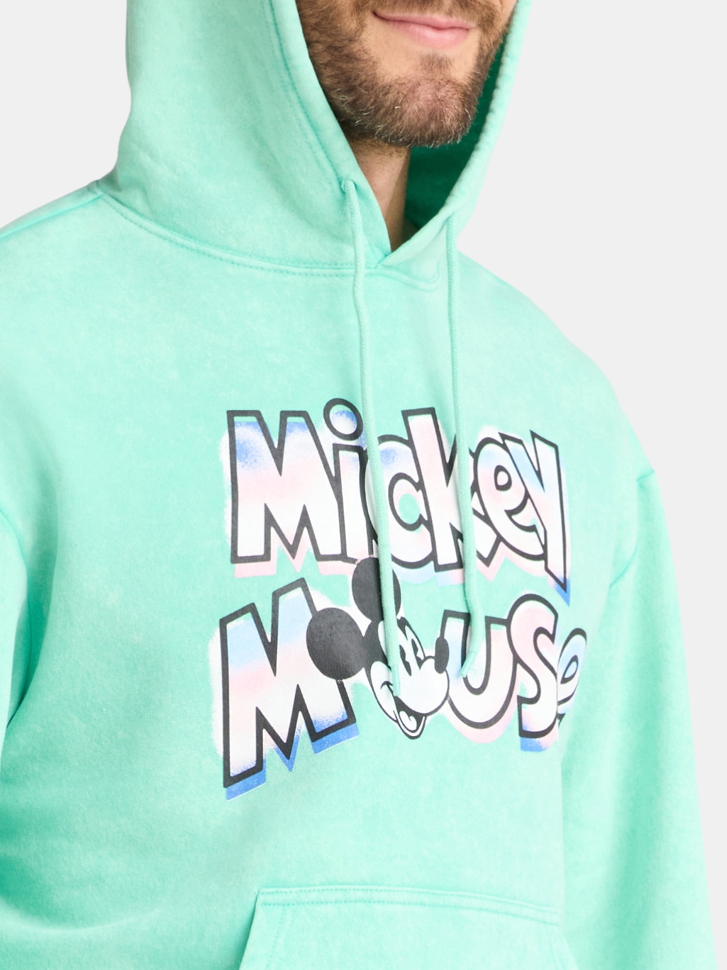 Mickey Mouse Men's and Big Men's Logo Graphic Hoodie Sweatshirt, Sizes S-3XL