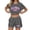 Dark Gray, variant on MuXiKeJi Clothes Womens 2 Pieces Short Sets Summer Short Sleeve Outfits Casual Matching Lounge Set with Pockets