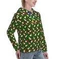 thumbnail image 6 of Lsque Gnomes In Caps Pattern Casual Women's Hoodie,Hooded Sweatshirt with Kangaroo Pocket,Pullover Hoodie with Eye-catching Drawstrings-X-Large, 6 of 7