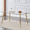 Silver 71", variant on Tempered Glass Dining Table for 4, Sudica 51" Modern Rectangular Glass Kitchen Table with 4 Golden Plating Metal Legs