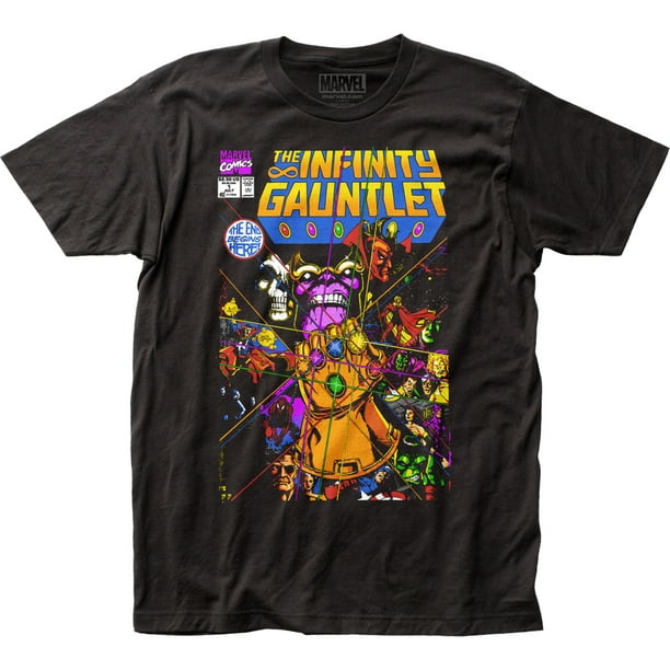 Thanos le T-Shirt en Jersey Ajusté pour Adulte Gantelet Infini