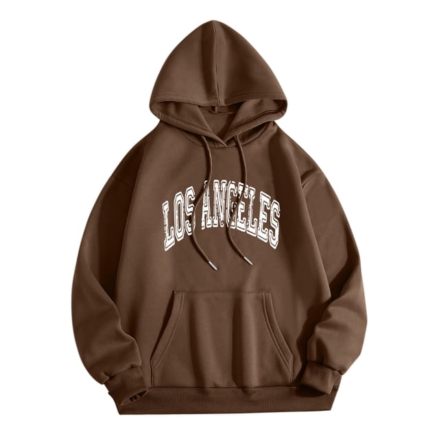 Gibobby Sudadera con capucha hombre Sudadera de Manga Larga con Cierre de un Cuarto para Hombre Color Liso con Bolsillo(Café,G)