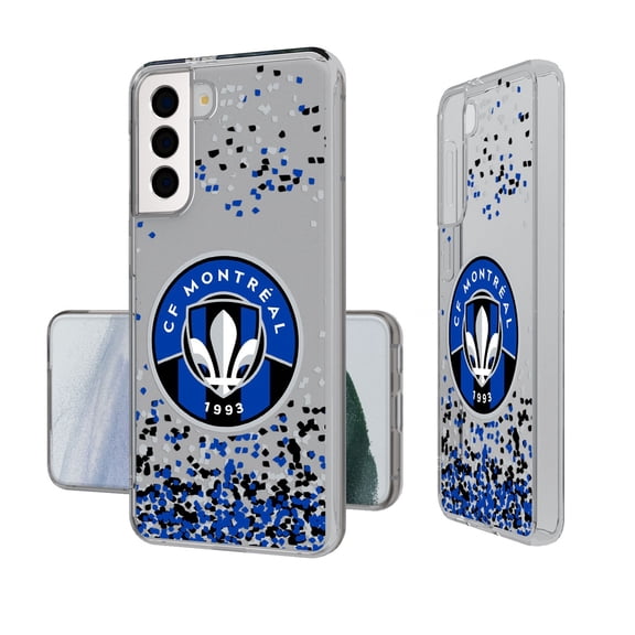 CF Montreal Galaxy Clear Case with Confetti Design