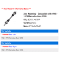 thumbnail image 2 of Axle Assembly - Compatible with 1968 - 1973 Mercedes-Benz 220D 1969 1970 1971 1972, 2 of 2