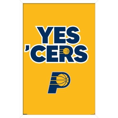 NBA Indiana Pacers – YES CERS 25 Wall Poster 22.375 x 34 Framed NBA Indiana Pacers – YES CERS 25 Wall Poster 22.375 x 34 Framed
