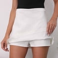 thumbnail image 6 of BRGZLK Women Half Skirt High Waisted Pencil Mini Skirt Solid Color Vintage Back Zip Skirt Bodycon Summer Skirts For Daily, 6 of 7