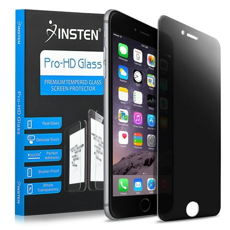 Insten Privacy Filter Anti-Spy Tempered Glass Screen Protector for iPhone 8 Plus / iPhone 7 Plus 5.5"