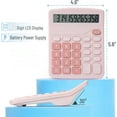 thumbnail image 2 of Pink Large Display Desktop Calculator, 2 of 4