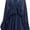 Navy Blue, variant on Chiffon Cape Ruffle Mini Dress for Women Semi Sheer Poncho Sleeve