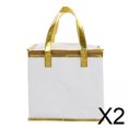 thumbnail image 1 of Bolsas térmicas,Bolsa de supermercado reutilizable con aislamiento Bolsa de entrega de alimentos,Bolsa térmica Bolsa de viaje Bolsa de transporte para tartas,Bolsa de viaje portátil con, 1 of 8