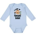 thumbnail image 3 of Inktastic Monkey I Love Hanging out with My Nana Boys or Girls Long Sleeve Baby Bodysuit, 3 of 5