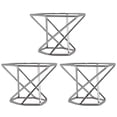 thumbnail image 2 of Cheers US 3Pcs Metallic Centerpiece Stands Centerpiece Risers, for Tabletop Flower Arrangement, Wedding and Event Decoration, Creative Wedding Centerpiece, 2 of 7