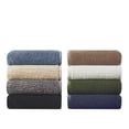 thumbnail image 2 of Woolrich Burlington Contemporary Solid Berber Fabric Twin Blanket in Black, 2 of 5