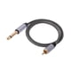thumbnail image 4 of Cable de audio RCA a 1/4" Cable de interconexión estéreo de 6,35 mm a RCA TS Mono macho a Longitud del cable 300cm, 4 of 9