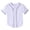 White, variant on GiLiling Kids Baseball Jersey Button Boys Short Sleeve T Shirt Hip Hop Fashion Casual Sports Solid Color Shirt (Hot Pink, 6-7 Years)