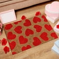 thumbnail image 3 of Valentine's Day Door Mat Heart Pattern Doormat Front Door Outdoor Welcome Mat Fun Door Mat Home Non- Rug Decoration 40x60cm, 3 of 3