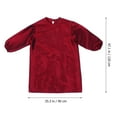thumbnail image 4 of Red Salon Apron for Hairdressers Made of Polyamide Polyester Safe Durable Washable Reusable, 4 of 9