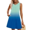 thumbnail image 4 of Ovzne Robes pour Femmes Robe pour Femme Imprimé Sans Manches Col Rond Aguichant Élégant Tunique de Boîte de Nuit Fête Mini Robes Décontractées Robe de Vacances Robe de Vacances Imprimée Liquidation, 4 of 7