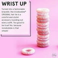 thumbnail image 5 of invisibobble Original Traceless Spiral Hair Ties - White Granite - 2 packs of 3, 5 of 6