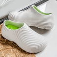 thumbnail image 5 of Chef Shoes Men Women Nonslip Kitchen Work Shoes Closed Toe Waterproof Slip on Clogs Lightweight Garden Shoes Gray Size 9, 5 of 7