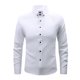 thumbnail image 1 of pstuiky camisetas de manga larga para hombre, Camisa de negocios de color sólido de manga larga para hombre, camisa informal de moda para hombre, ropa de abrigo, camisa de solapa de manga larga. m, 1 of 5
