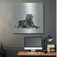 thumbnail image 5 of Luxe Metal Art 'A Very Pastel Modern Dog 8'  by Cartissi Metal Wall Art, 36" x 36", 5 of 9