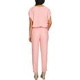 thumbnail image 2 of 1.STATE Womens Tie-Waist Jumpsuit, Pink, X-Small, 2 of 2