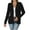 Black, variant on SnZhen Women's Casual Cardigan Tops Fashion Solid Color Long Sleeve Hollow Pocket Cardigans Sweater Black L