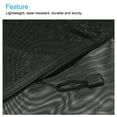 thumbnail image 4 of Malla Cremallera Bolsas, A4 Nylon Cremallera Bolsa Lápices Estuche Almacenamiento Bolsillos para Viajes Oficina Accesorio, Negro Paquete de 6, 4 of 5