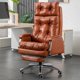 thumbnail image 2 of Leather Vanity Office Chair Portable Throne Modern Makeup Luxury Conference Office Chair Comfortable Mobilya Home Furniture My Lux Decor Round, 2 of 30