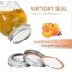thumbnail image 4 of 24 Pack Canning Lids Regular Mouth Mason Jar Lids And Rings Split Leak Proof Storage Caps, 4 of 5