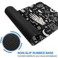 thumbnail image 6 of Long Mouse Pads for Desk,Black Gothic Hand Eye Pattern Desk Mats on Top Of Desks, Desk Mouse Pad Extra Large with 3mm Non-Slip Base and Stitched Edge for Gaming,Office,Work,Home 35.4"x15.7", 6 of 6