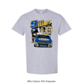 thumbnail image 1 of Georgia Racing Driver Number Nine High Performance Stock Car Top Unisex T-Shirt A012454, up to size 5XL, 1 of 4