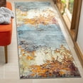 thumbnail image 4 of Safavieh Glacier Nazca Geometric Runner Rug, Blue/Multi, 2'3" x 8', 4 of 10