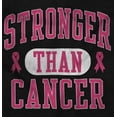 thumbnail image 2 of Breast Cancer Stronger Than Cancer Zip Hoodie Sweatshirt Women Brisco Brands S, 2 of 6