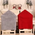 thumbnail image 2 of Funda protectora para silla de Navidad, funda protectora para habitación, elementos encantadores a prueba de polvo, Protector para restaurante, Kits de decoración para fiestas Sombrero rojo Billuyoard HA069372-01, 2 of 6