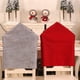 thumbnail image 2 of Matsuzay Arreglo de la cubierta trasera de la silla de Navidad Funda protectora familiar Elementos a prueba de polvo Protector Restaurante Cocina Hotel Kits de decoración para fiestas Sombrero rojo Matsuzay HA069372-01, 2 of 6