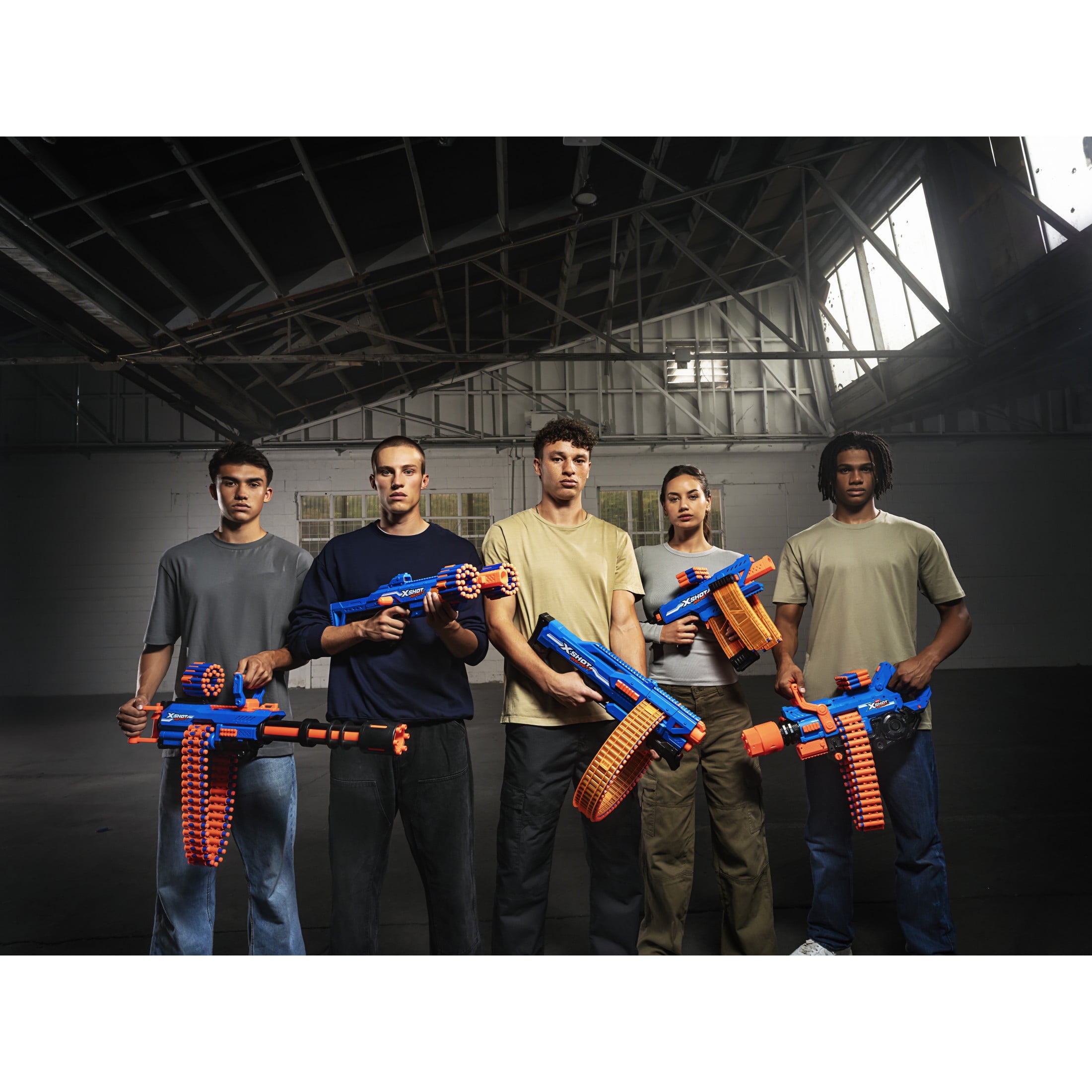 XSHOT Insanity Smoking Barrel Blaster avec 72 fléchettes à technologie Air Pocket de ZURU, Dart Blaster avec mécanisme de fumigation, jouet d'extérieur pour garçons et filles, adolescents et adultes â XSHOT Insanity Smoking Barrel Blaster de ZURU