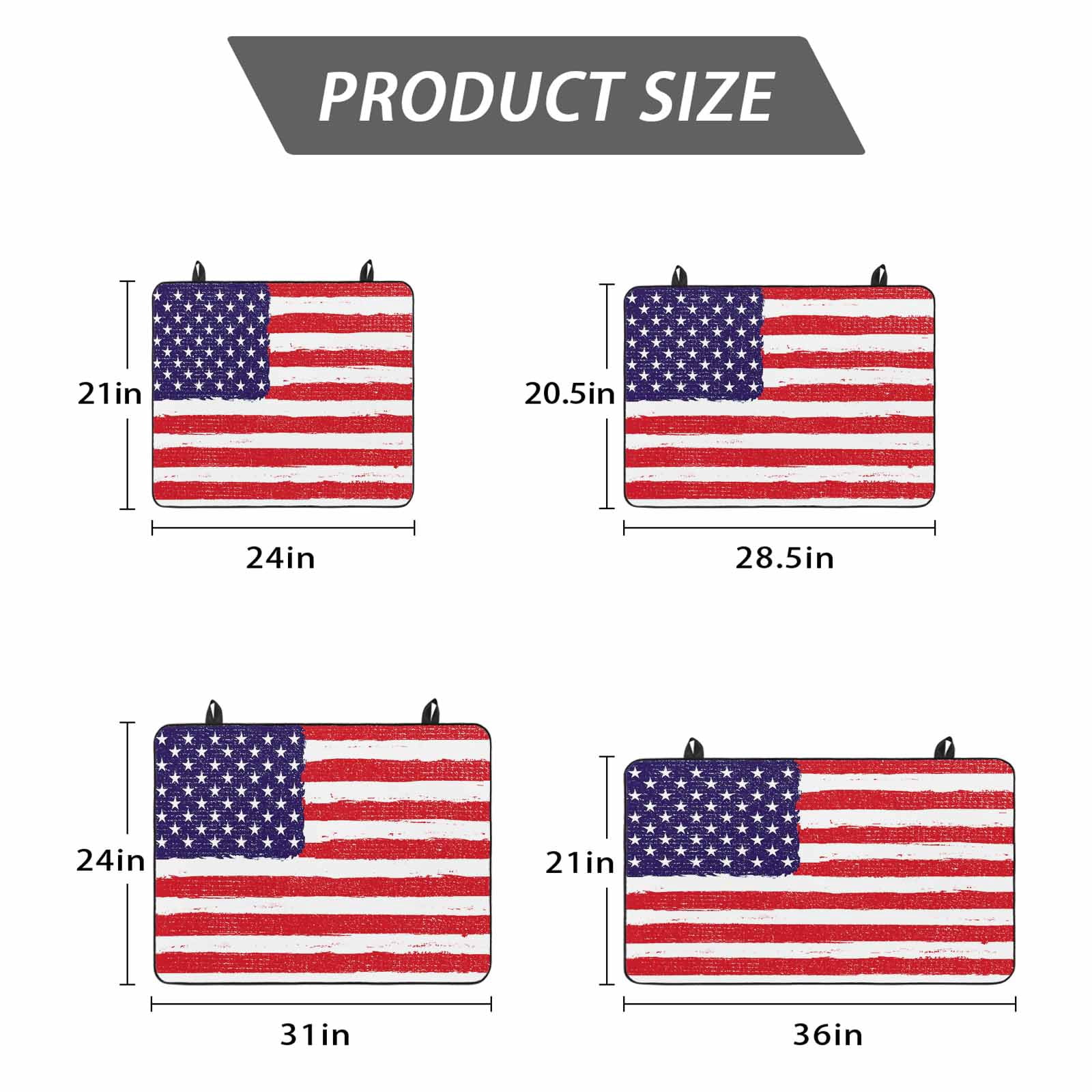 American Flag Stove Top Cover for Electric Stove, Heat-proof & Non Slip Glass Top Stove Cover Protector, Retro Rustic Stars And Stripes US Flag Kitchen Flat Cooktop Rubber Mat 24x21 Inches