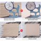 thumbnail image 3 of Papel pintado de madera, papel pintado adhesivo despegable con efecto madera, papel de contacto removible para decoración de armarios y paredes., 3 of 5