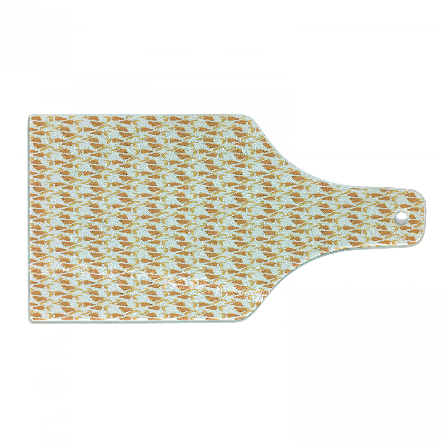 Goldfish Pattern Tempered Glass Cutting and Serving Board
