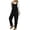 Black-01, variant on Overalls for Women Adjustable Straight Leg Long Pants Bib Overalls Comfy Sleeveless Baggy Jumpsuit Pockets