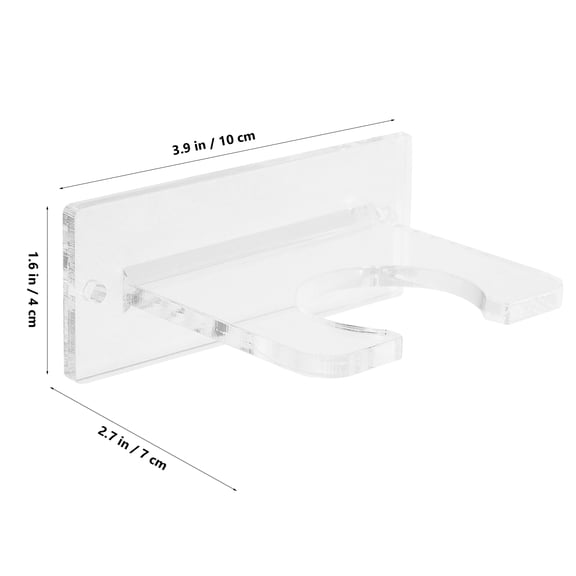 Acrylic Baseball Bat Display Rack Wall Mount Stand Vertical Holder for Softball, Wooden and Metal Bats Storage