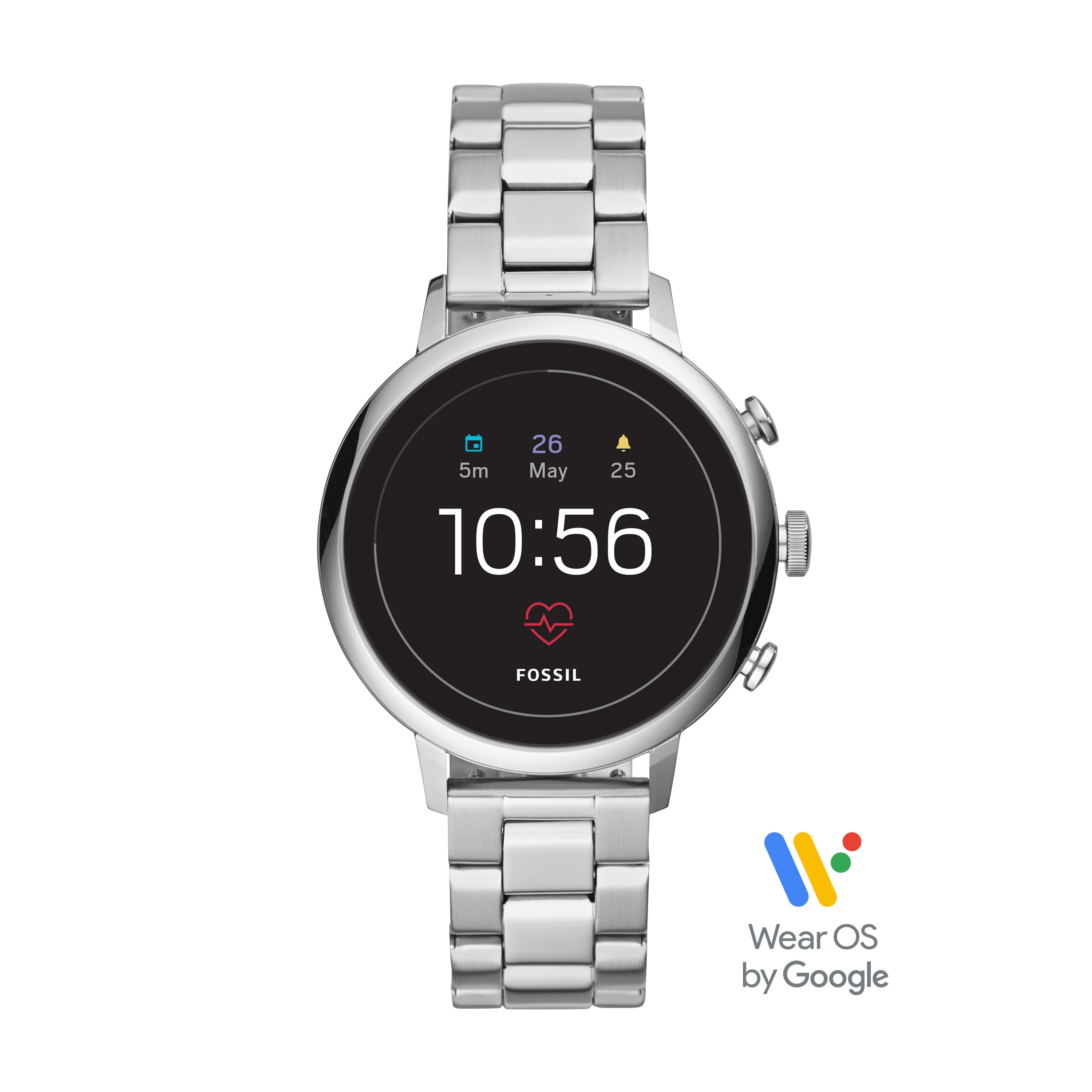 Fossil Gen 4 Venture HR Women's Smartwatch - Stainless Steel - Powered with Wear OS by Google