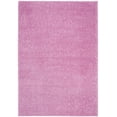 thumbnail image 2 of SAFAVIEH August Carlene Solid Plush Shag Area Rug, Pink, 4' x 6' - Modern Design, Pink, Non-Shedding & Easy Cleaning, Ultra Plush Thick Pile, Ideal for Living Room, Bedroom, Entryway, 2 of 10